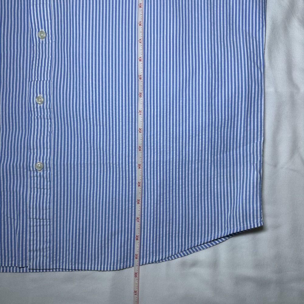 Polo Ralph Lauren Men's RL Untucked Fit Preppy Seersucker Striped Shirt XL NWT - Picture 9 of 10